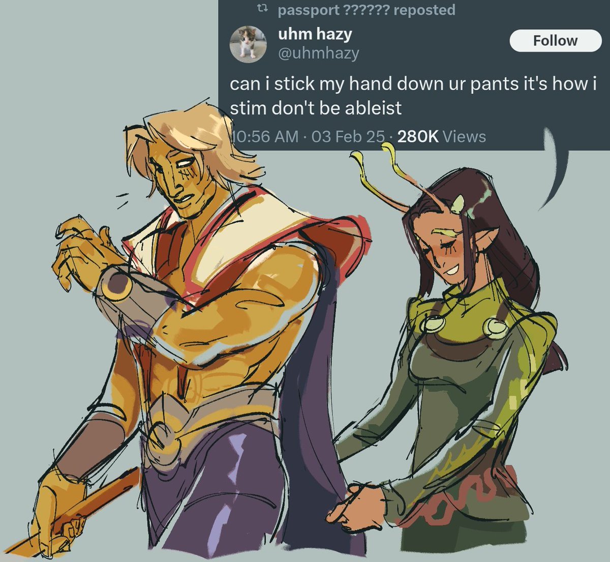 #MarvelRivals 
I'll draw something not dumb soon I swear