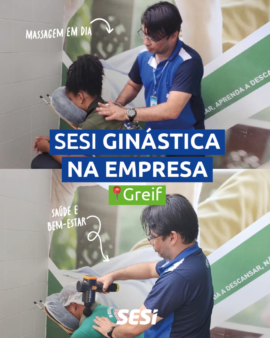 💼 Mais saúde e disposição no trabalho! 💪✨

No SESI, o bem-estar dos co... instagram.com/p/DGVt8PyOL0F