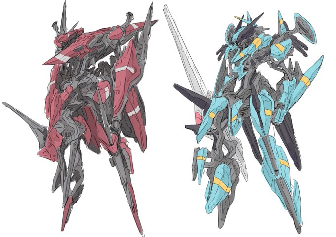 前描いたこれと同じ系統意識して描いた 