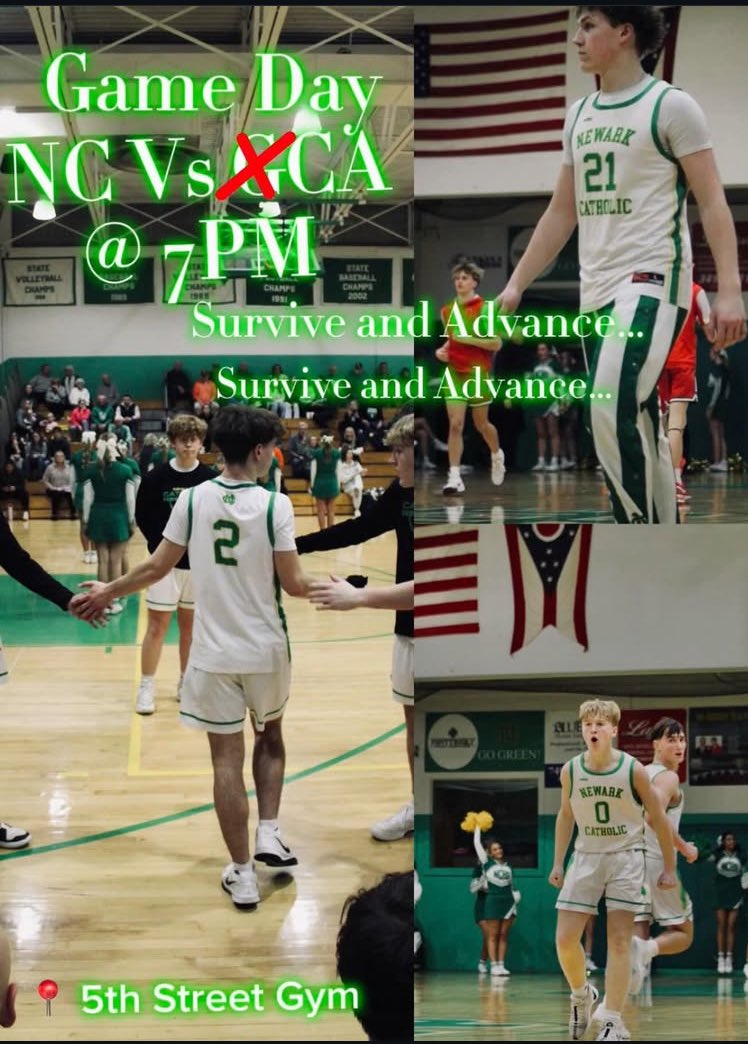 Tournament run starts today as the Green Wave take on the lions of Granville Christan. Need all of NC there,📍Fifth street gym. ⏰ 7pm.