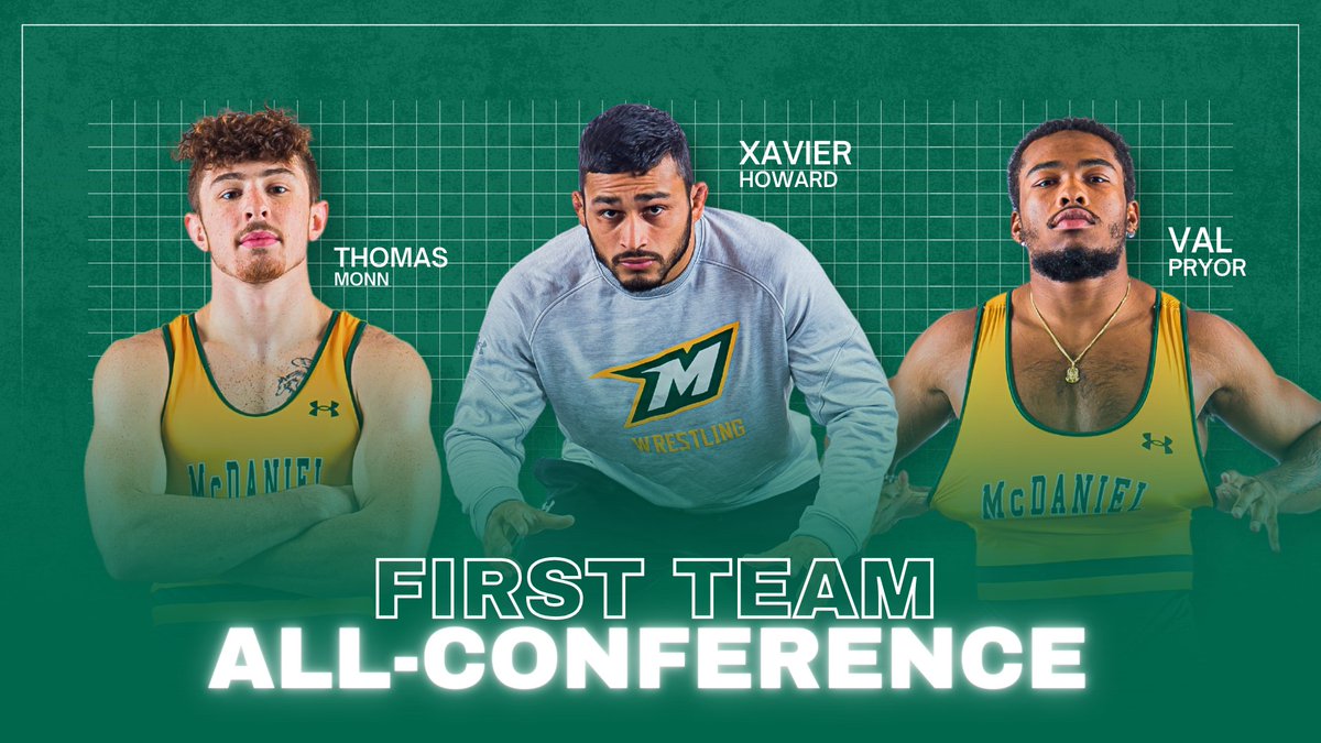 .<a href="/McDaniel_WRES/">McDaniel College Men's Wrestling</a> junior Thomas Monn was named <a href="/CentennialConf/">CentennialConference</a> Wrestler of the Year for the third-straight season on Friday, highlighting three All-Centennial Conference selections.

INFO: bit.ly/416ZWTD 

#GetOnTheHill <a href="/d3wrestle/">d3wrestle.com</a>
