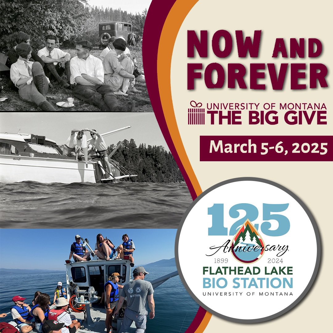 FLBS - Univ. MT (@flbsum) on Twitter photo Mark those calendars for the return of The Big Give, a <a href="/umontana/">University of Montana</a> 24-hour giving day on March 5-6!
Any gift today from today until the end of the Big Give counts toward <a href="/FLBSUM/">FLBS - Univ. MT</a> Big Give totals and giving challenge opportunities!
For more info, visit umt.scalefunder.com/gday/giving-da… Mark those calendars for the return of The Big Give, a <a href="/umontana/">University of Montana</a> 24-hour giving day on March 5-6!
Any gift today from today until the end of the Big Give counts toward <a href="/FLBSUM/">FLBS - Univ. MT</a> Big Give totals and giving challenge opportunities!
For more info, visit umt.scalefunder.com/gday/giving-da…
