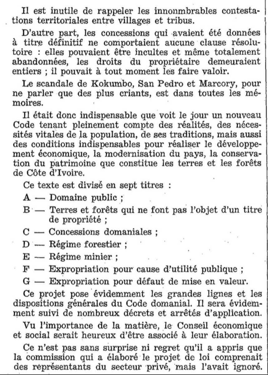 M_Koulibaly's tweet photo. Ce n'est pas qu'ils ne le savent pas. Ils le savent très bien. 
Mais ils redoutent les conséquences profondes,  générales et durables, sur la vie de ce pays et celle de ses populations et de son économie; conséquences qui passent par la disparition de toutes leurs activités maffieuses. 
Et ça, ils ne peuvent l'accepter.
Tout cela a commencé en 1961, avec le départ du colon  et l'organisation d'un grand hold-up par l'État sur les terres ivoiriennes avec un code domanial pris par ordonnance et jamais promulgué, mais appliqué comme loi de la République naissante.