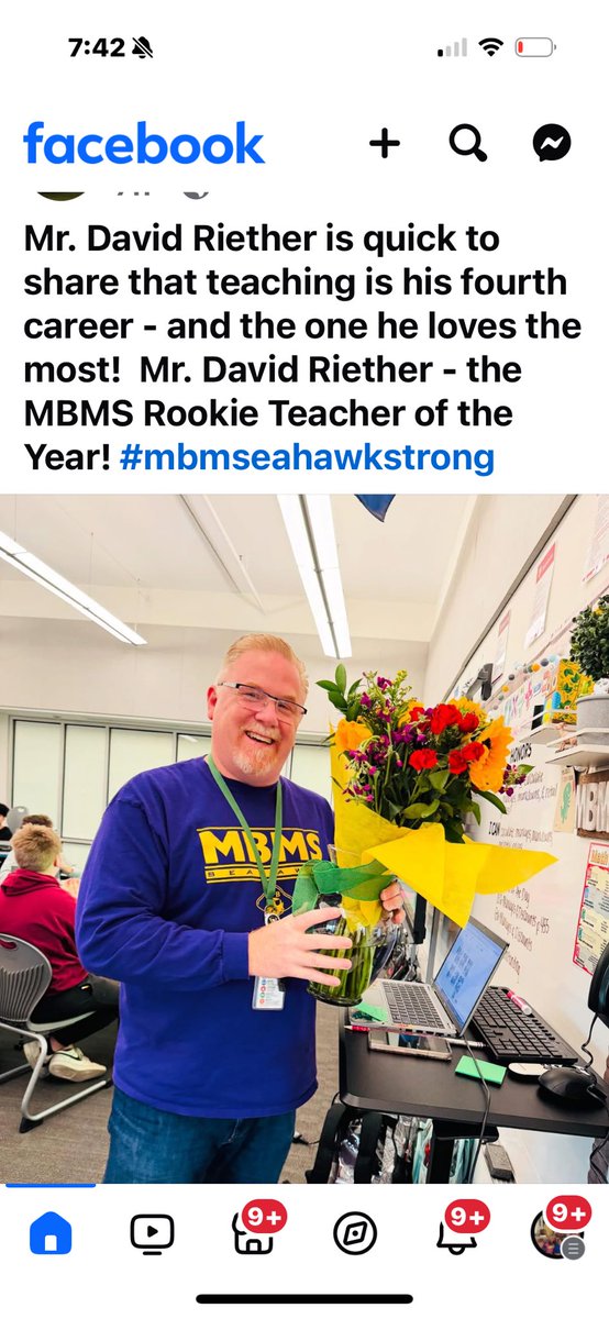 Congrats Coach Riether!