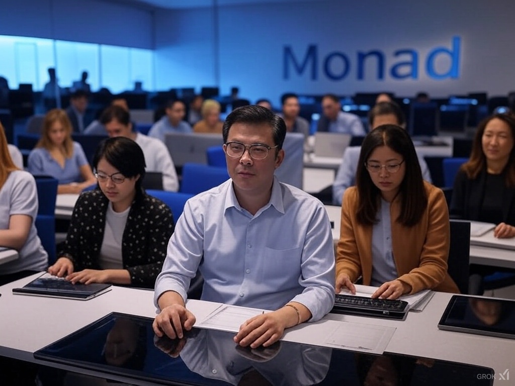 Found a picture of <a href="/monad_xyz/">Monad</a> team in a year from now. Remember this tweet.