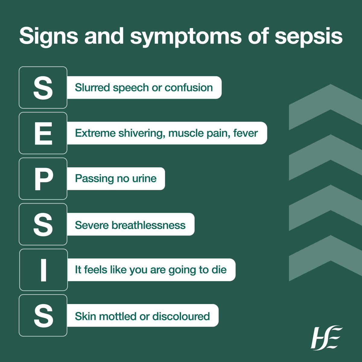 #Sepsis is a life-threatening reaction your body has to any infection. If you or someone you look after has an infection and is very unwell, or not getting better, don't be afraid to ask 'could it be sepsis?'

➡️ bit.ly/3utgLLM