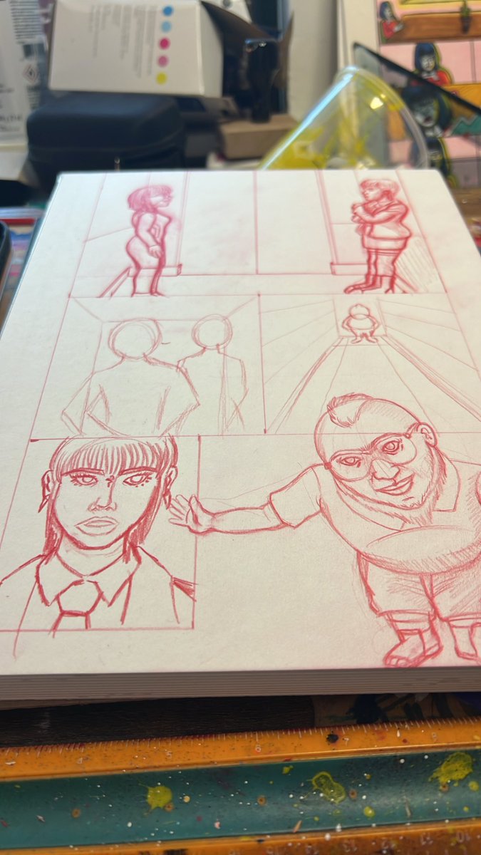 MahmudTheMedium's tweet image. Good morning. This sketch taking forever. #comicsketch #sketchprocess #indiecimics