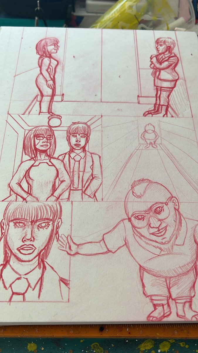 MahmudTheMedium's tweet image. Good morning. This sketch taking forever. #comicsketch #sketchprocess #indiecimics