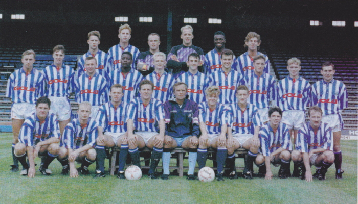 Leemorris__'s tweet photo. The 1992-93 #htafc side that had a poor start to the season but managed to pull off a miraculous escape under Ian Ross, thanks to a bit of help from Mick Buxton 😉 https://t.co/L9mttzrxRD