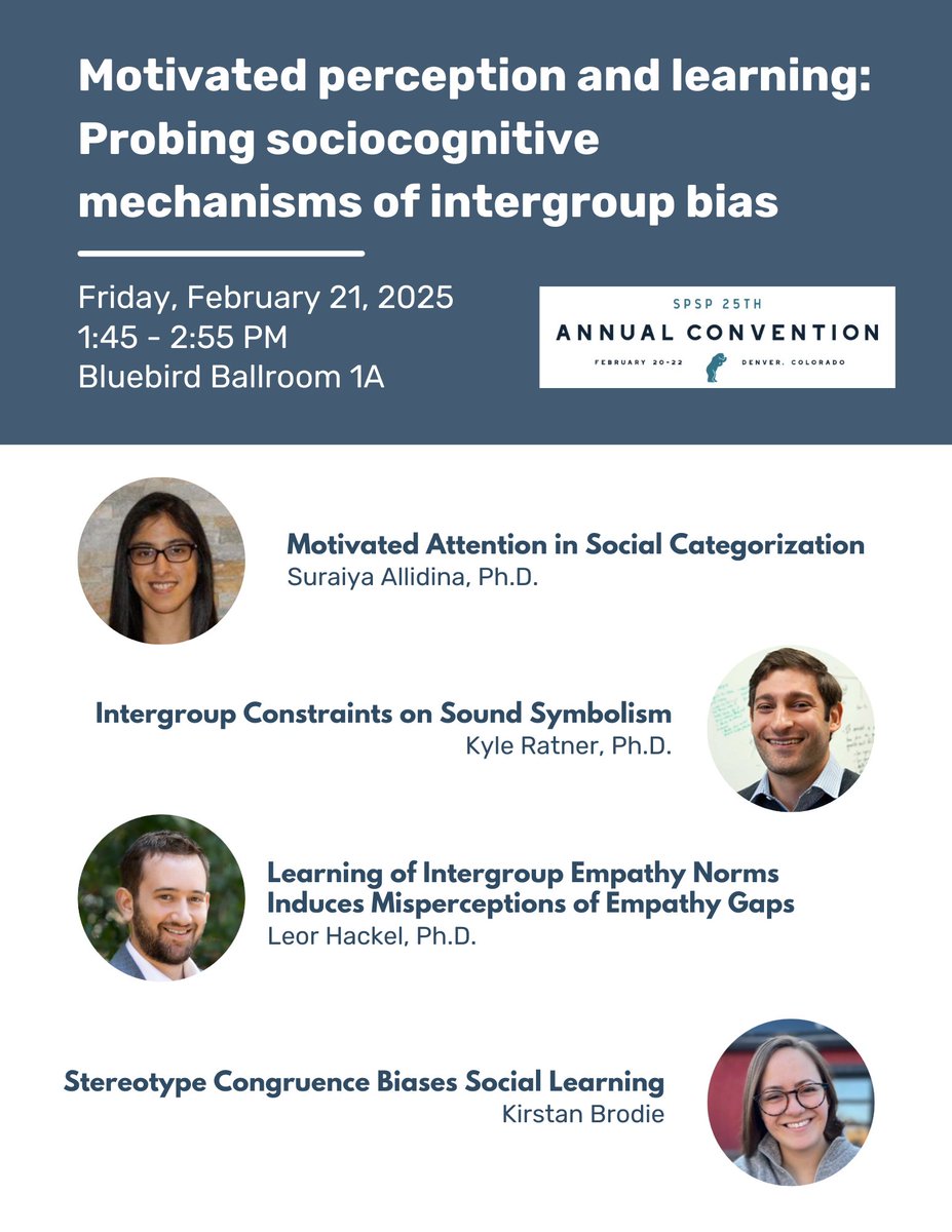 Kirstan Brodie (@kirstanbrodie) on Twitter photo Excited to be chairing my first ever symposium today at #SPSP2025! We have a great lineup including <a href="/SuraiyaAllidina/">Suraiya Allidina</a>, <a href="/kyleratner/">Kyle Ratner</a>, and <a href="/leorhackel/">Leor Hackel</a>. Come check it out! <a href="/SPSPnews/">Society for Personality and Social Psychology</a> Excited to be chairing my first ever symposium today at #SPSP2025! We have a great lineup including <a href="/SuraiyaAllidina/">Suraiya Allidina</a>, <a href="/kyleratner/">Kyle Ratner</a>, and <a href="/leorhackel/">Leor Hackel</a>. Come check it out! <a href="/SPSPnews/">Society for Personality and Social Psychology</a>