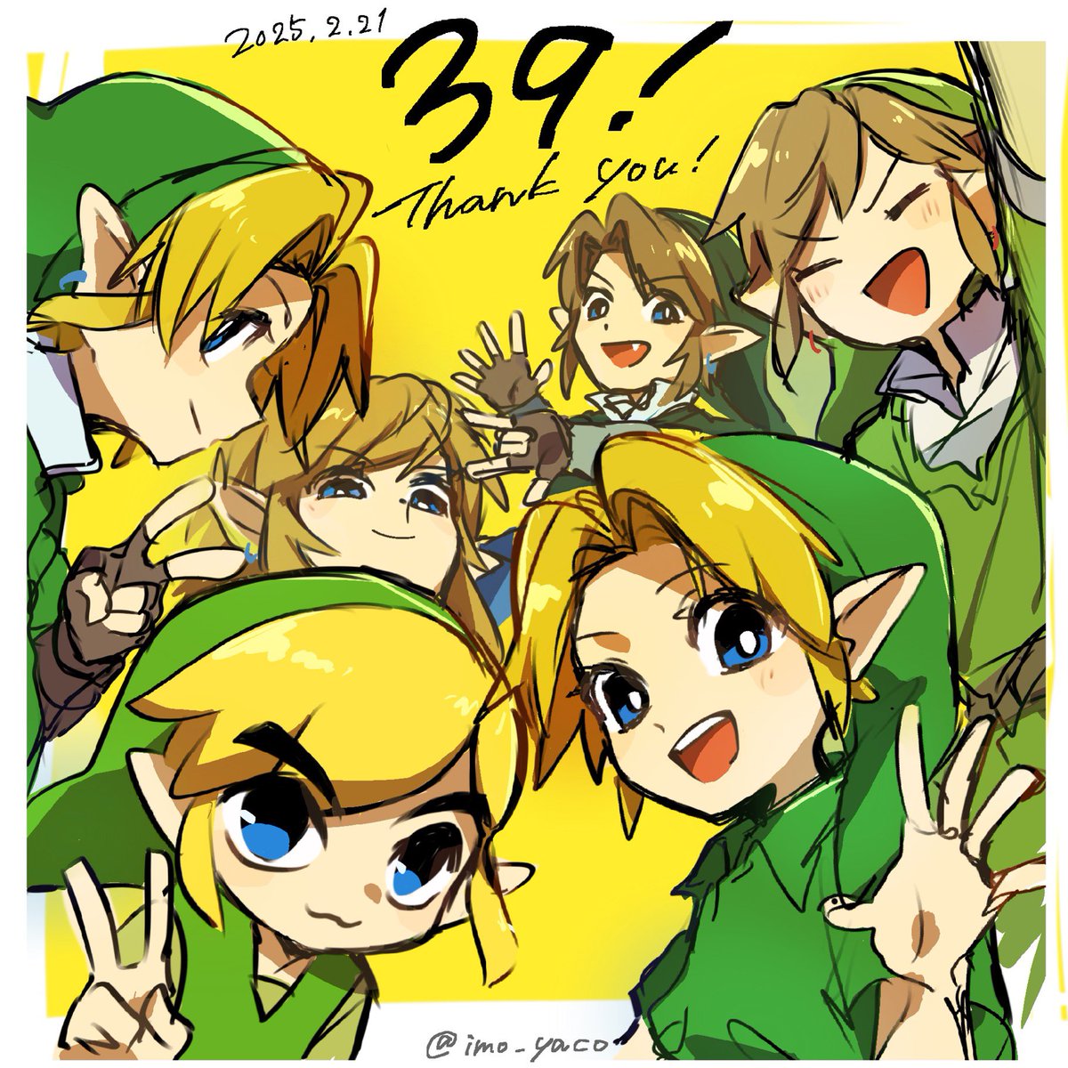 39！！- ̗̀ 𝚃𝚑𝚊𝚗𝚔 𝚢𝚘𝚞！ ̖́- #Zelda39th #ゼルダの伝説39周年