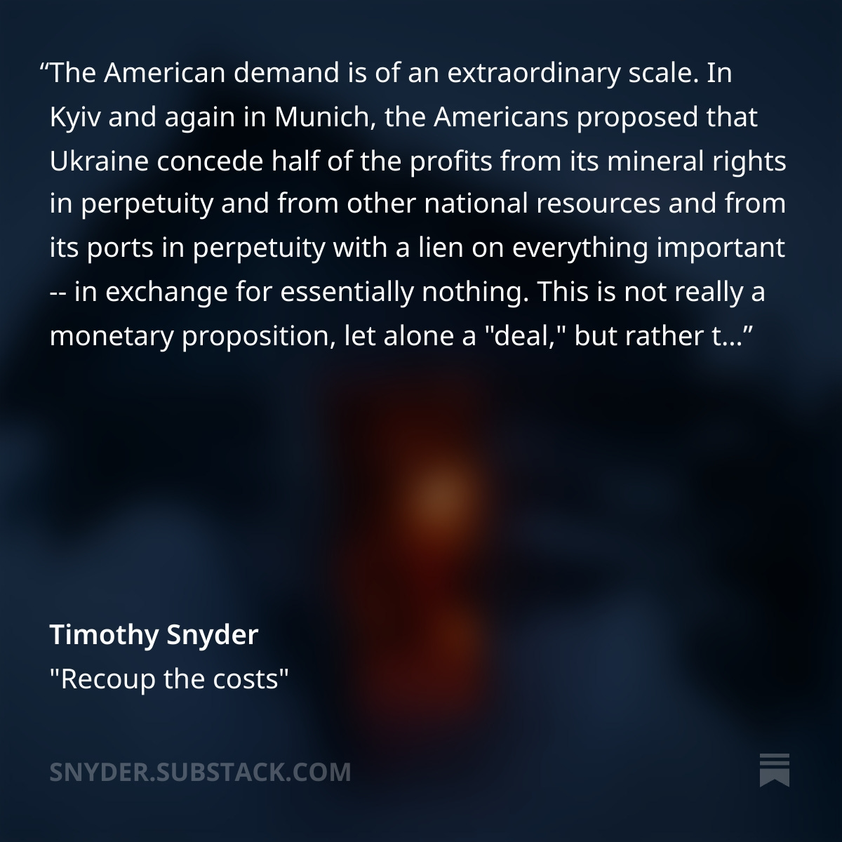 Timothy Snyder tweet media
