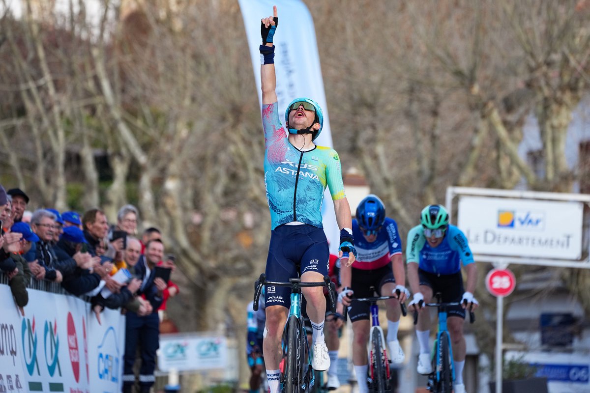 🇫🇷 WIN: <a href="/classicvar/">Classic Var</a> 

Fantastic uphill punch from Christian Scaroni, who brings to the team the first win in 2025!

#ClassicVar #XDSAstanaTeam

📷 <a href="/SprintCycling/">SprintCycling</a>
