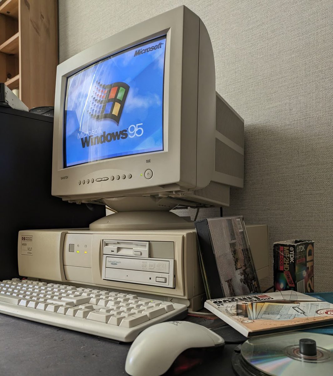 Azumjosh's tweet image. The very first Microsoft Windows computer I ever laid my hands on belonged to a banker who worked at first bank.. 
I was always curious when he sits down there and type and uses his mouse.  
One day he wasn’t around so I decided to boot it up and see what I can do. 
I did and was…