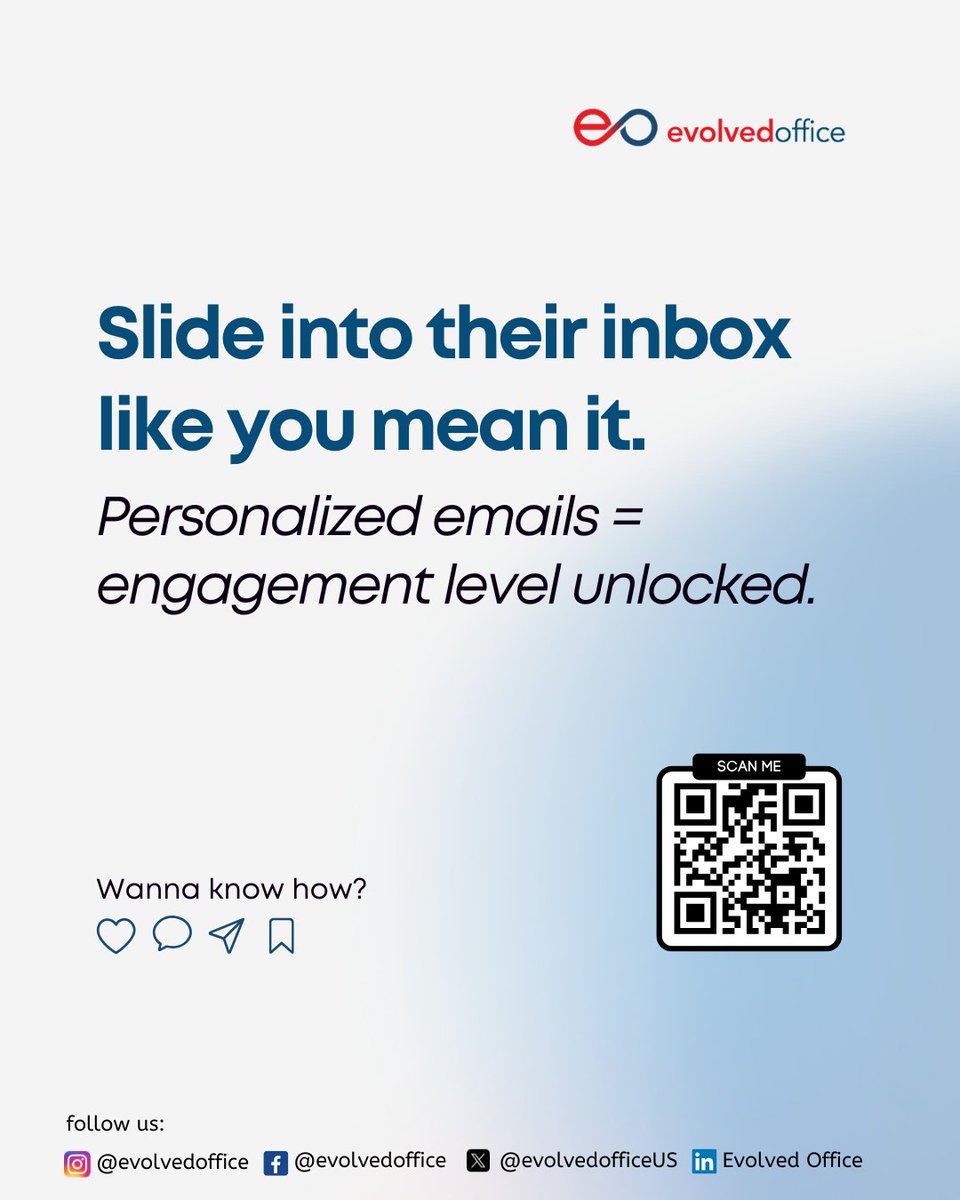 EvolvedOfficeUS's tweet image. Email marketing without personalization? It’s giving “hey you” vibes. Personalized emails = 6x higher transaction rates. Tailor, shine, and watch clicks turn into coins.

Tea’s here: bit.ly/3ZVQtjl

#EvolvedOffice #GetEvolved #JustOnePlatform #EO4EO #EmailGlowUp