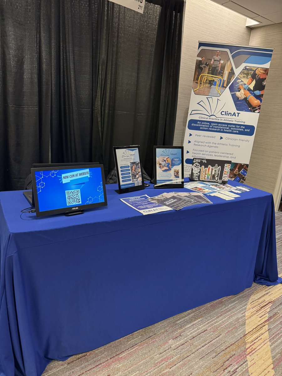 Clinical Practice in Athletic Training (@clinatjournal) on Twitter photo If you are at <a href="/ATPPSociety/">Athletic Trainers in the Physician Practice</a> <a href="/AssocATEdu/">Association for Athletic Training Education</a> or <a href="/PaatSoc/">PA AT Society</a> be sure to stop by the booth and check out our latest issue! If you are at <a href="/ATPPSociety/">Athletic Trainers in the Physician Practice</a> <a href="/AssocATEdu/">Association for Athletic Training Education</a> or <a href="/PaatSoc/">PA AT Society</a> be sure to stop by the booth and check out our latest issue!