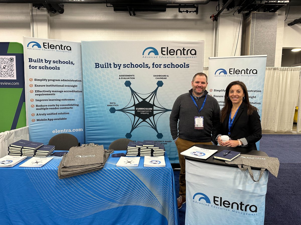 Day 2 of #ACGME2025 in Nashville! The <a href="/WithElentra/">Elentra</a> team at Booth 140 is ready to meet and discuss how <a href="/WithElentra/">Elentra</a> empowers clinical educators with a seamless platform for tracking performance, real-time feedback, and visualizing progress. 

More info➡️elentra.com