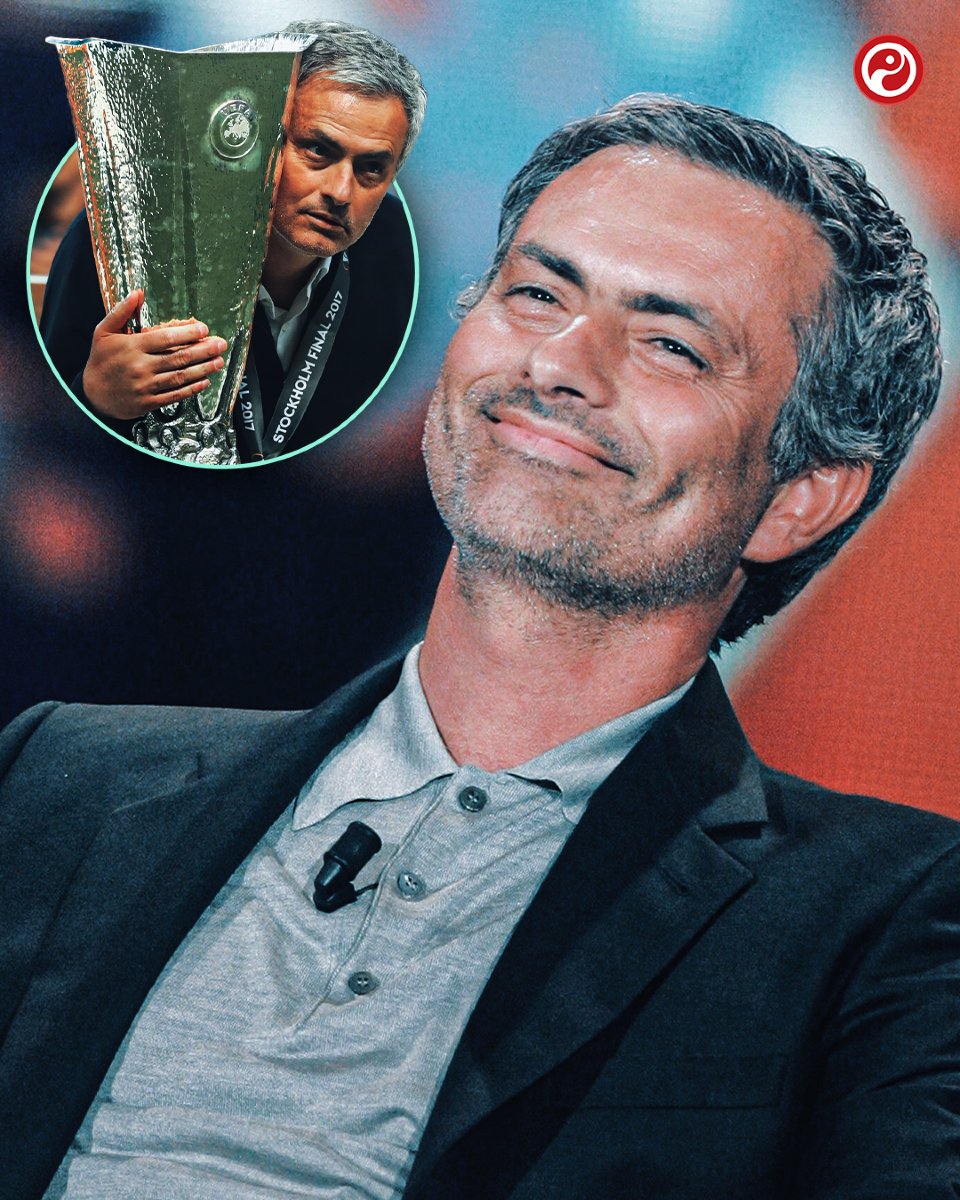 Squawka's tweet photo. If the stars align, Jose Mourinho could do the most Jose Mourinho thing ever this season. 👀

He has the chance to win the Europa League/UEFA Cup for the third time in his managerial career and knock out three of his former sides in the process. 

◉ Quarter-final: Roma
◉ Semi-final: Man Utd 
◉ Final: Tottenham 

And by doing so, winning Fenerbahçe's first ever major European trophy. 

Just imagine. 🤯