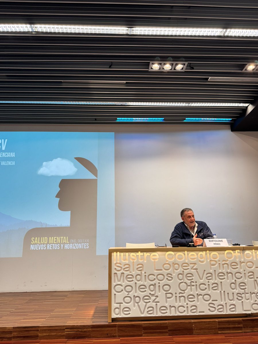 Sociedad de Psiquiatría de la Comunidad Valenciana (@spcv_info) on Twitter photo El Dr. Bartolomé Pérez Gálvez, director general de Salud Mental y Adicciones de la <a href="/GVAsanitat/">GVA Sanitat</a>, inaugura la XXXII Reunión de la <a href="/spcv_info/">Sociedad de Psiquiatría de la Comunidad Valenciana</a> poniendo el acento en la unión del personal de salud mental tras las inundaciones del 29 de octubre en Valencia. El Dr. Bartolomé Pérez Gálvez, director general de Salud Mental y Adicciones de la <a href="/GVAsanitat/">GVA Sanitat</a>, inaugura la XXXII Reunión de la <a href="/spcv_info/">Sociedad de Psiquiatría de la Comunidad Valenciana</a> poniendo el acento en la unión del personal de salud mental tras las inundaciones del 29 de octubre en Valencia.