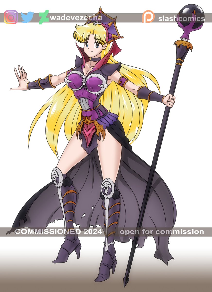 Commissioned Sailor Venus as Evil Lyn from MOTU  

Read my comic>> tapas.io/series/SLASH  
DM for Commission Inquiry! Thanks!  

#anime #commission #animedrawing #digitalart #animegirl #animefanart #magicalgirl #makotokino #mastersoftheuniverse #sailorVenus #sailormoonfanart