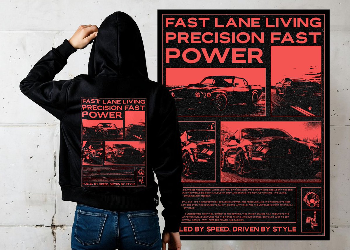 emammahade111's tweet image. Speed meets style! ⚡ Designed for those who live life in the fast lane. Check out my latest car-themed jacket design! #CarFashion #Streetwear #JacketDesign