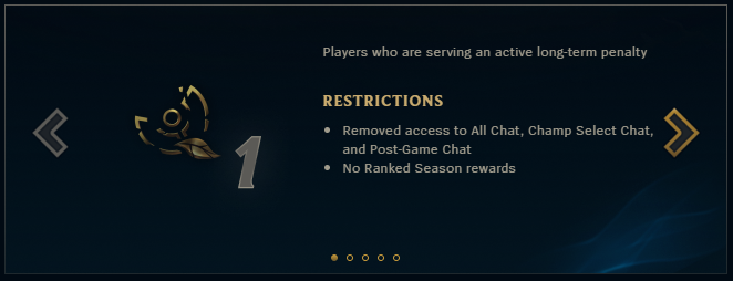 I totally thought honor lvl 1 and 2 were going have less access to pings? Also I'm pretty confused why in game team chat access isn't at least limited for them. It's definitely the place you see the most toxicity in comparison to the other 3 chats that are fully removed
