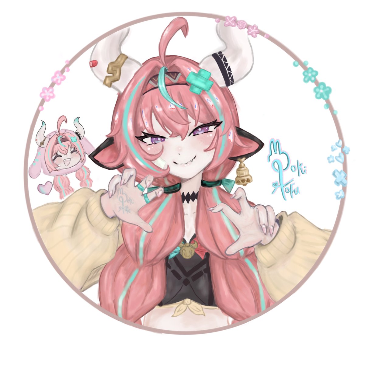PokiTofuu's tweet photo. I drew varesa today took almost 12 hrs ₍ᐢ. .ᐢ₎ ₊˚⊹♡
if used pls credit 🤍 
Can’t wait for her to come out 🩵 https://t.co/3WdogTkr2H
