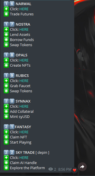 DropHunting_off's tweet photo. 😇MONAD ECOSYSTEM COMPLETE GUIDE 🫡

🚀 21 🔥ECOSYSTEM PROJECTS IN @monad_xyz 

join Now : https://t.co/1pl0P5K5x6

#Monad #MonadTestnet #monadfaucet https://t.co/5Idmpj33LB