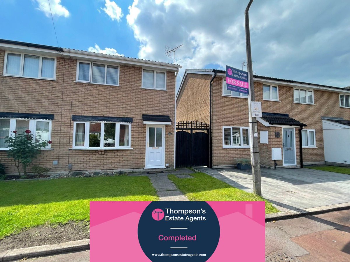 Happy Completion day to the vendors and purchasers on Foxglove Drive, Broadheath 📍
