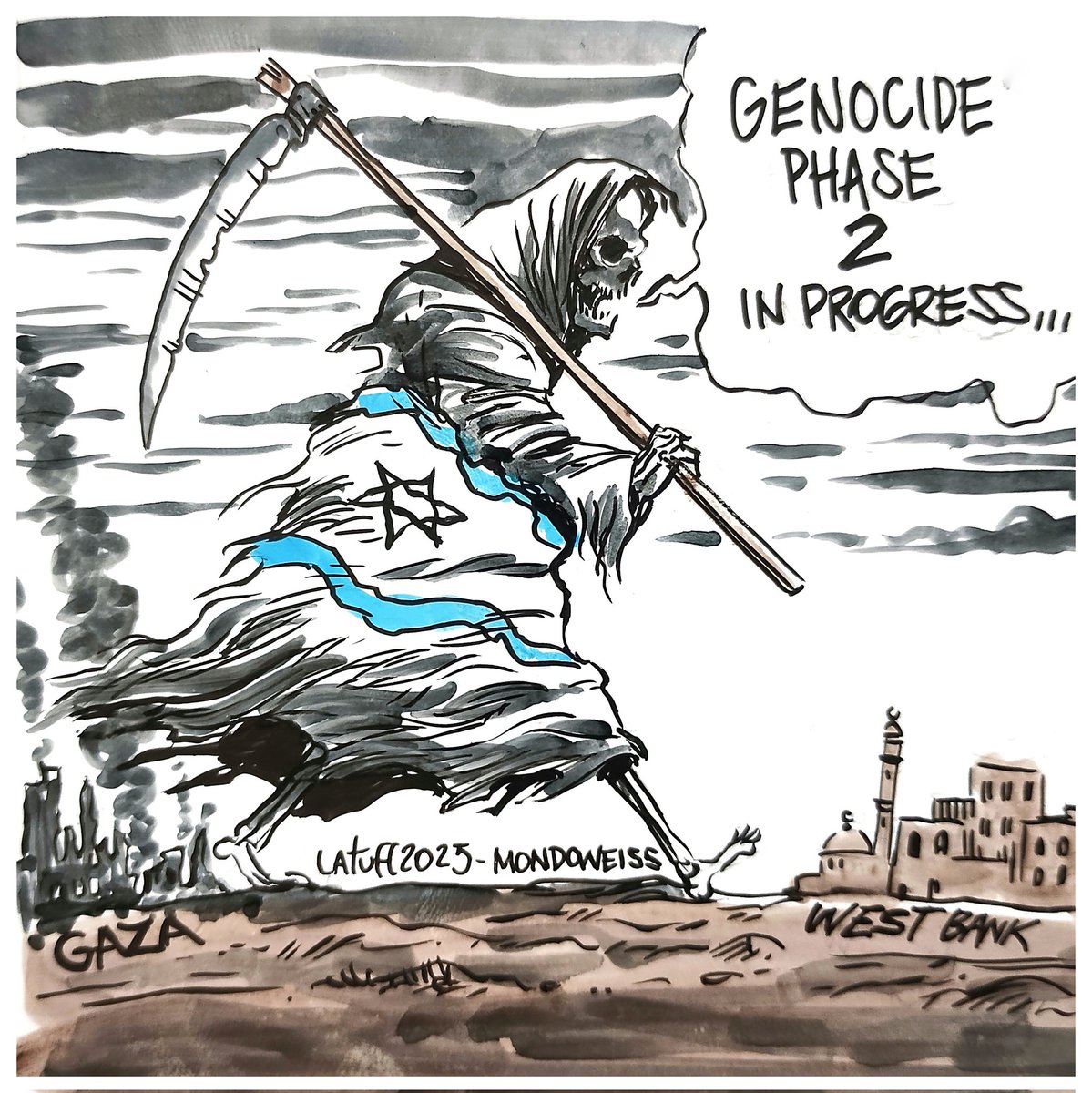 #Israel’s genocide on #Gaza isn’t over—but right now, it’s turning its sights on the West Bank, where over 40,000 Palestinians have already been forced from their homes. Ethnic cleansing doesn’t pause—it expands. 
<a href="/Mondoweiss/">Mondoweiss</a>