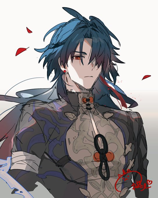 #HonkaiStarRail #崩壊スターレイル
リクエストもらった刃ちゃん描きました 