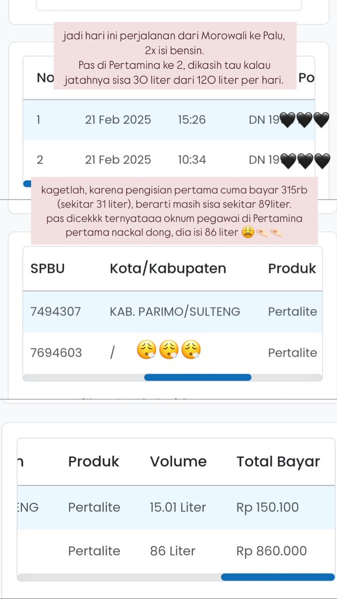 dithadibels's tweet photo. @pertamina min tolong ditertibkan oknum2 seperti ini 🙏🏻 https://t.co/WB6Ye1CLGA