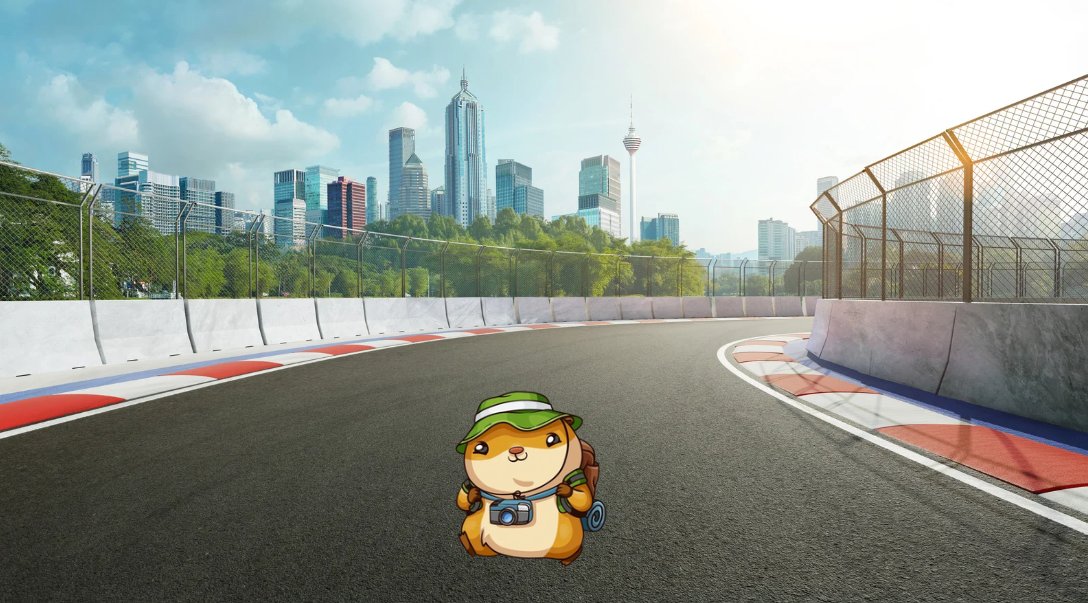 BeavoTheBeaver_'s tweet photo. #Beavo on the track walk before the race! https://t.co/wMNVNuKF65