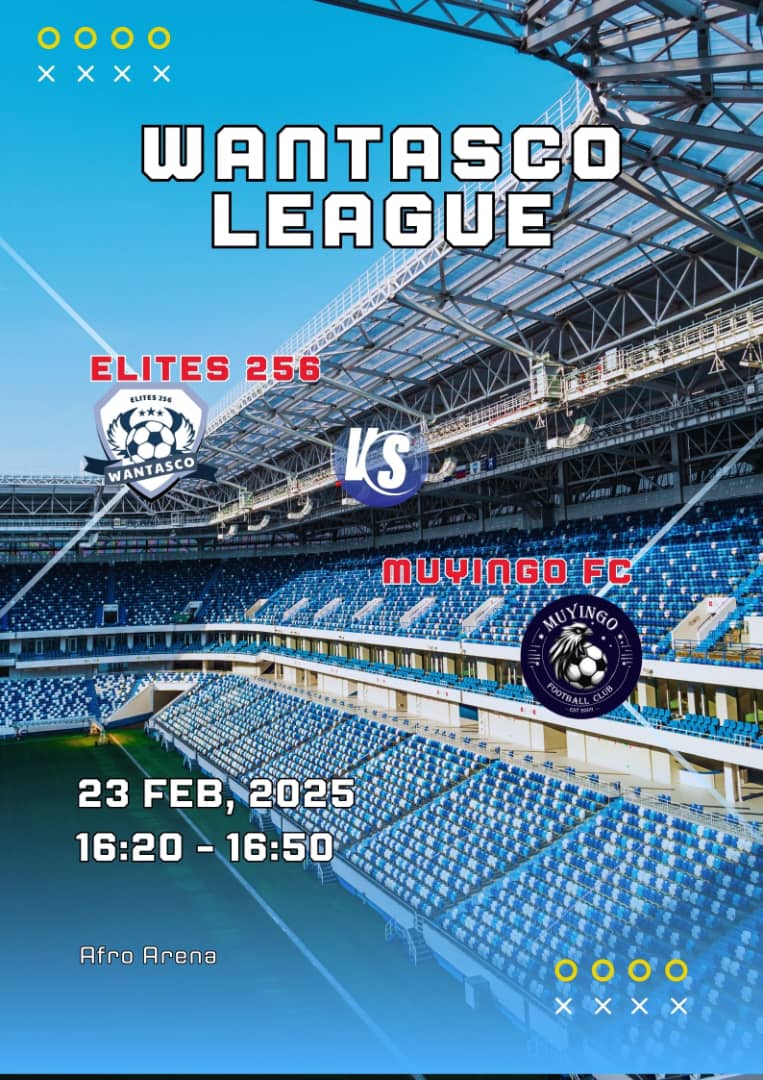 Wantasco_League's tweet photo. Points up for grabs! Mid-Table clash! 5th takes on 6th in a crucial MatchDay2 showdown! #Elites_256 and #Muyingo clash in a pivotal Fixture .
#WantascoLeague
#MatchDay2 https://t.co/gSJzCba7NN