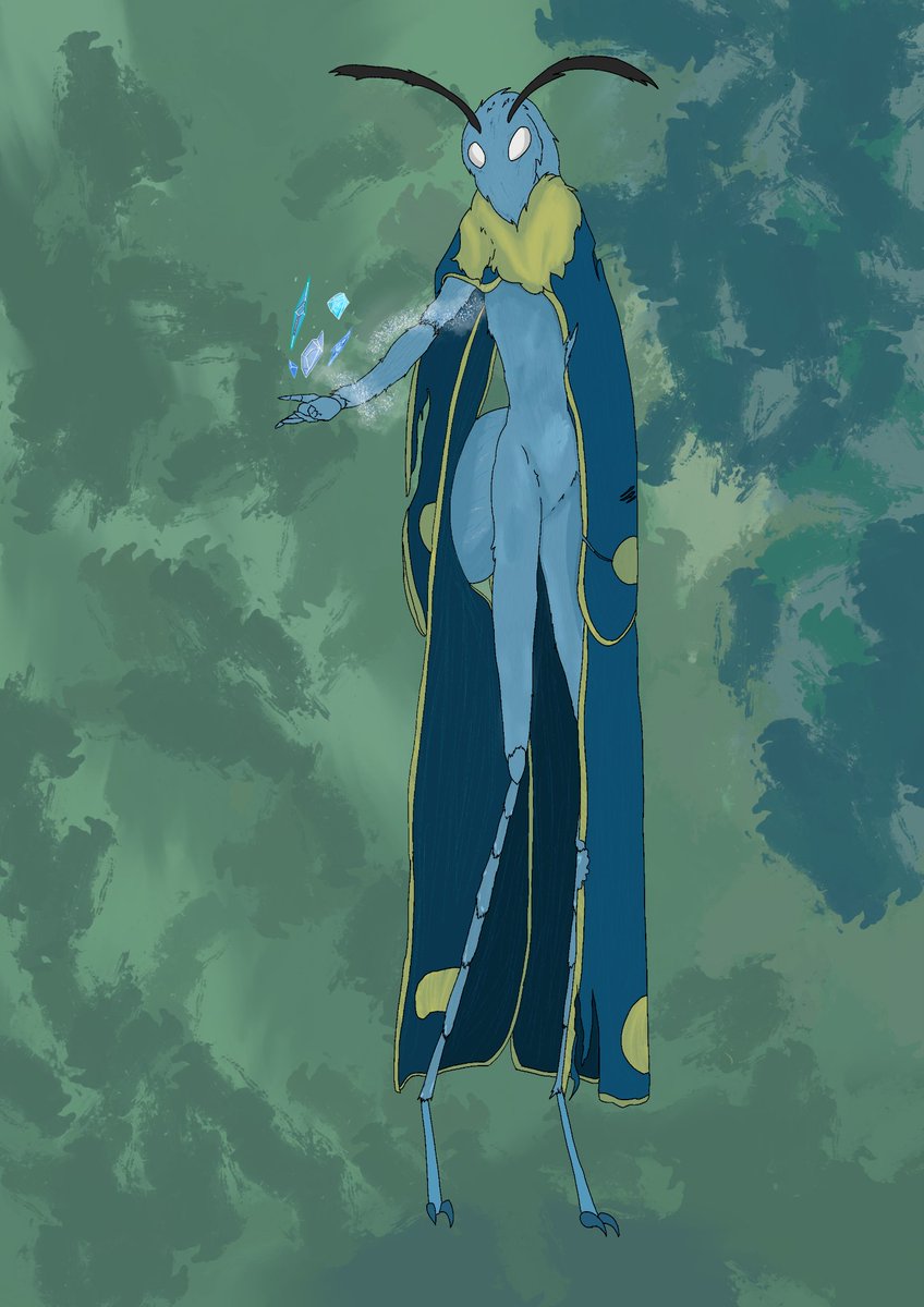 YdPriRfPQIrZG3C's tweet photo. Here I tried to depict Leif as a Wildsea Mothryn. Last one is flagged because of Leif's request spoilers and... you know. Fun stuff. Another relatively old Tumblr post #bugfables #TTRPG #wildsea https://t.co/Oq7b0aV3CF