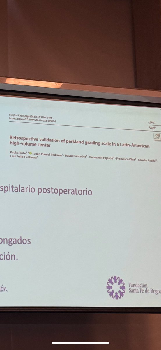 Dr Luis Felipe Cabrera Vargas MD FACS MACC MACCVA (@pipecabrerav) on Twitter photo Presentes en la sesión de colecistectomia difícil del IV congreso José Félix Patiño de Cirugía de la <a href="/FSFB_Salud/">Fundación Santa Fe de Bogotá</a> ! La evidencia local es vital ya que solo los datos nos darán la verdad! <a href="/MediUniandes/">Facultad de Medicina - Universidad de los Andes</a> <a href="/Uniandes/">Uniandes</a> <a href="/pferrada1/">Paula Ferrada MD FACS FCCM MAMSE</a> <a href="/SWexner/">Steven D Wexner MD, PhD</a> Presentes en la sesión de colecistectomia difícil del IV congreso José Félix Patiño de Cirugía de la <a href="/FSFB_Salud/">Fundación Santa Fe de Bogotá</a> ! La evidencia local es vital ya que solo los datos nos darán la verdad! <a href="/MediUniandes/">Facultad de Medicina - Universidad de los Andes</a> <a href="/Uniandes/">Uniandes</a> <a href="/pferrada1/">Paula Ferrada MD FACS FCCM MAMSE</a> <a href="/SWexner/">Steven D Wexner MD, PhD</a>