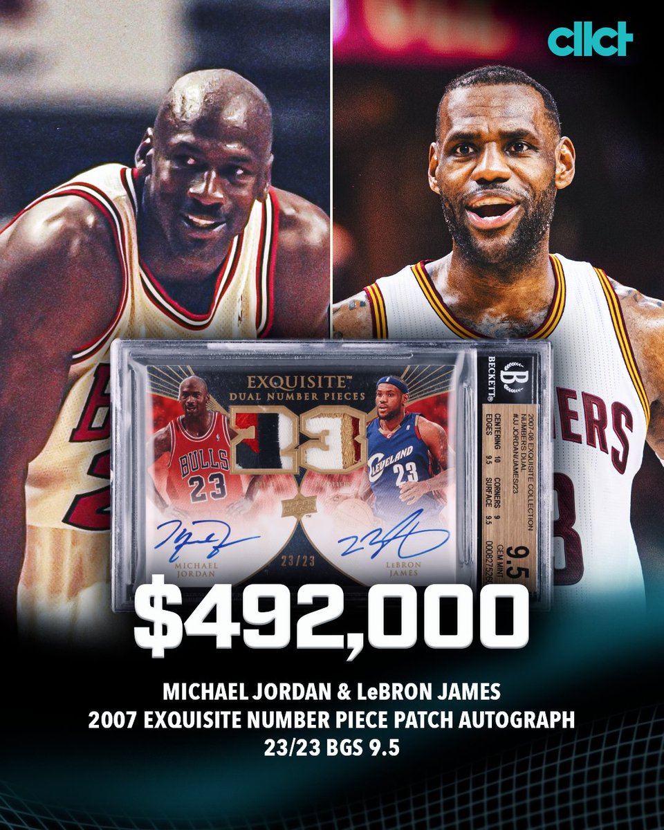 dual exquisite michael jordan lebron james