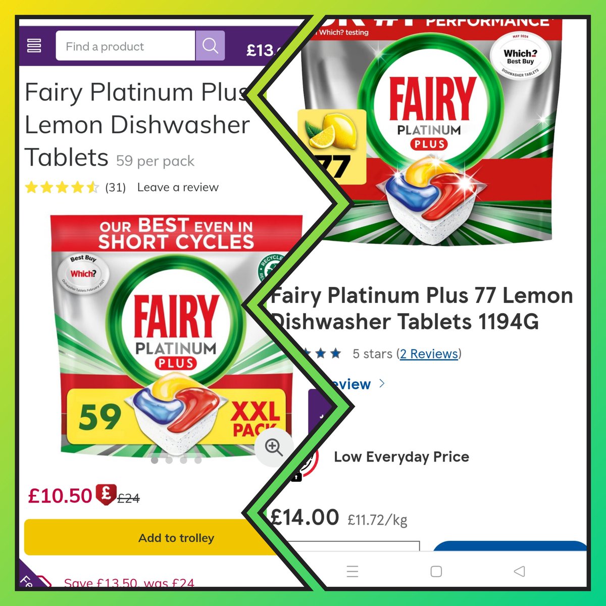 lisaextreme's tweet photo. BARGAIN! Why not try these #FairyPlatinumPlus dishwasher tablets out for yourself?! Currently on offer at Ocado &amp; also available in large packs at great prices at Tesco...at around 18p a wash, what's not to love?
#FairyGoodClean
#ad  #savvycircle 
@joyoflean @supersavvymeoffcial https://t.co/7MfXKmodpI