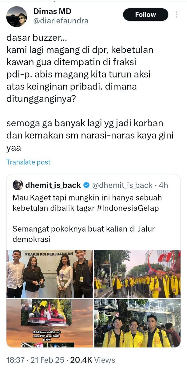 Gak malu direspon kek gini <a href="/dhemit_is_back/">dhemit_is_back</a> ?