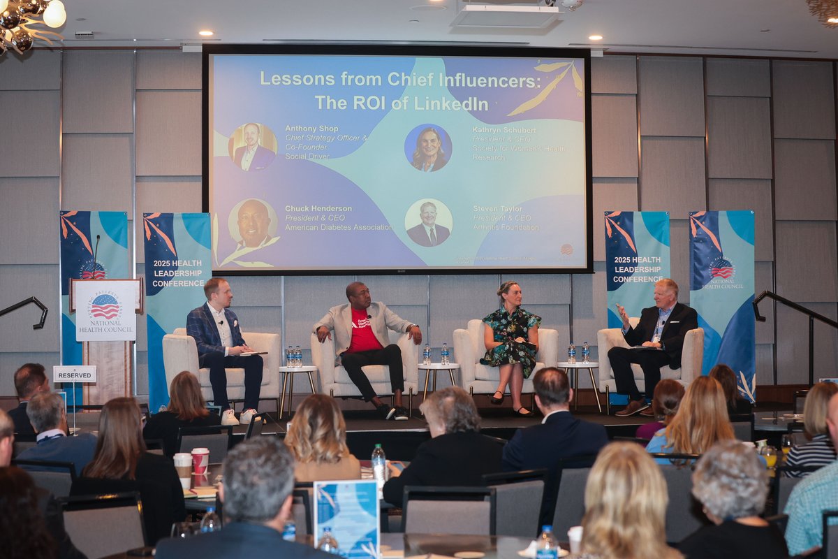 SWHR (@swhr) on Twitter photo SWHR CEO <a href="/k8eschubert/">k8eschubert</a> spoke at the Lessons from Chief Influencers: The ROI of LinkedIn panel during the <a href="/NHCouncil/">National Health Council</a> 2025 Health Leadership Conference this month. "Start small and you don’t have to be perfect," she said in her remarks. Thank you, <a href="/NHCouncil/">National Health Council</a> for having us! SWHR CEO <a href="/k8eschubert/">k8eschubert</a> spoke at the Lessons from Chief Influencers: The ROI of LinkedIn panel during the <a href="/NHCouncil/">National Health Council</a> 2025 Health Leadership Conference this month. "Start small and you don’t have to be perfect," she said in her remarks. Thank you, <a href="/NHCouncil/">National Health Council</a> for having us!