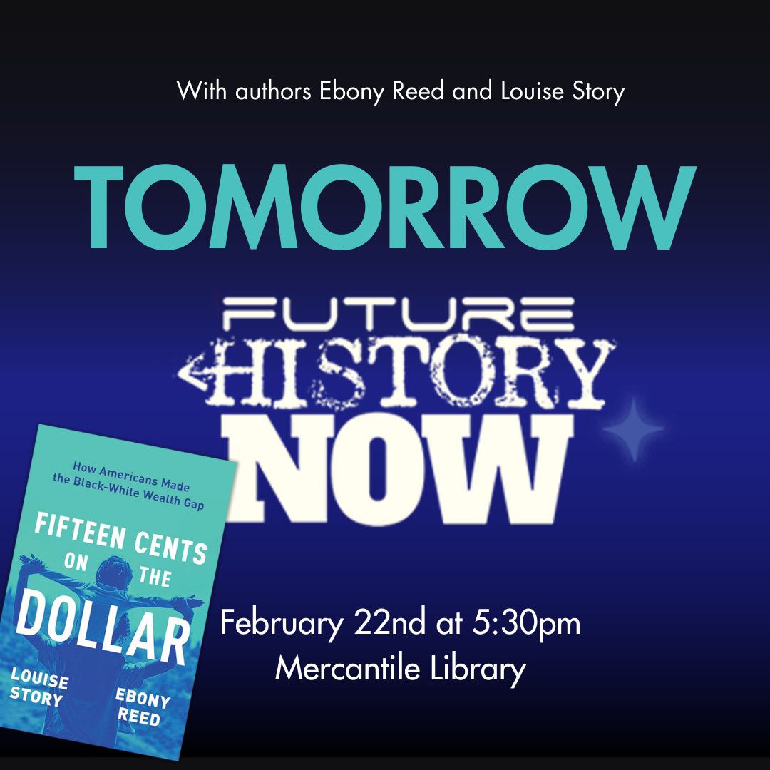 We are SO CLOSE to Future History Now at the Mercantile Library! Join us for our annual festivities highlighting influential voices and fostering conversations. We can’t wait to see you there! Get your tickets 🎟 in our bio.