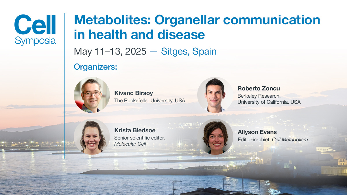 Cell Metabolism (@cell_metabolism) on Twitter photo Register now for <a href="/CellSymposia/">Cell Symposia</a> #CSMetabolites2025, May 11ā13, 2025, in Sitges, Spain!
Explore cutting-edge research with world-class experts in a stunning location. Early registration discount deadline: March 28! hubs.li/Q0375WQd0 #CSMetabolites2025 Register now for <a href="/CellSymposia/">Cell Symposia</a> #CSMetabolites2025, May 11ā13, 2025, in Sitges, Spain!
Explore cutting-edge research with world-class experts in a stunning location. Early registration discount deadline: March 28! hubs.li/Q0375WQd0 #CSMetabolites2025