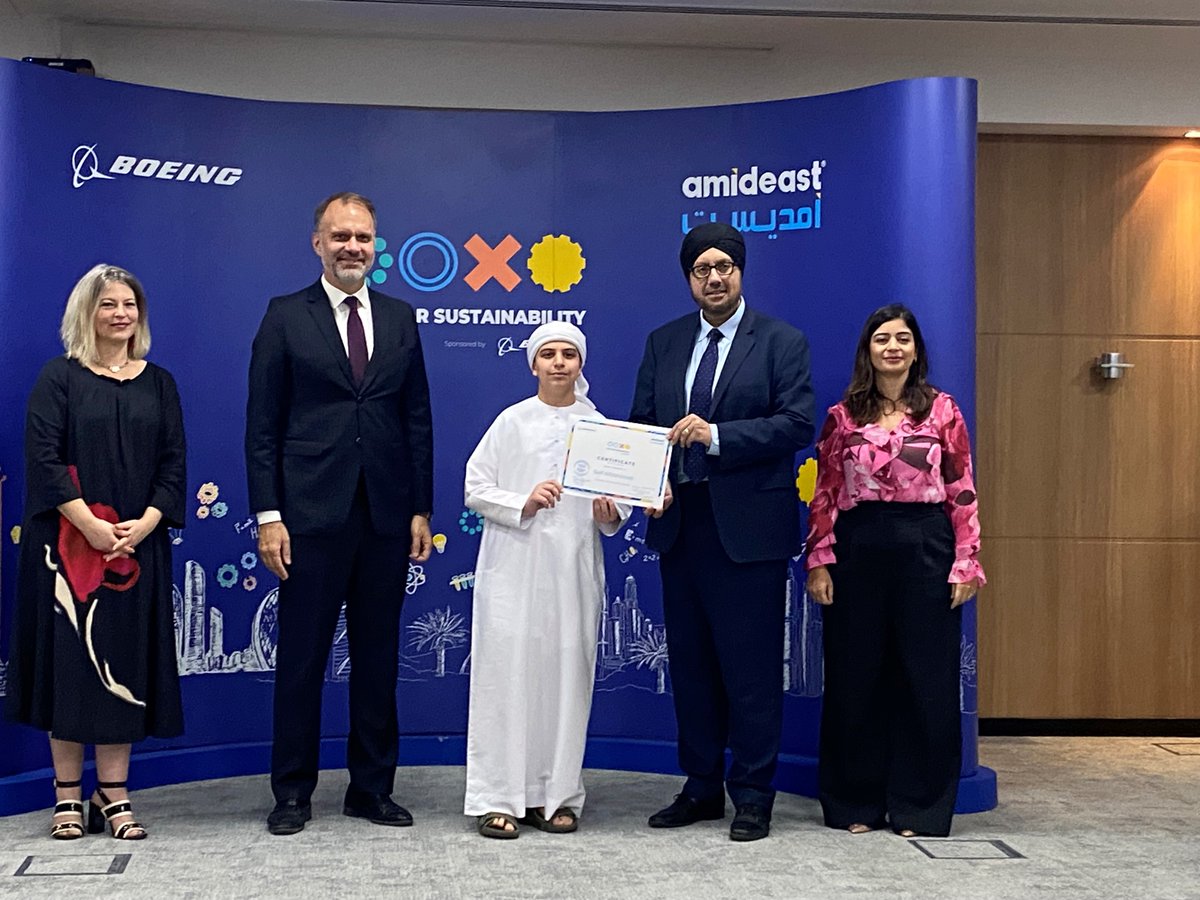 50 students in the UAE have just completed our STEM for #Sustainability program with <a href="/AMIDEASTuae/">Amideast/UAE</a>!

By aligning #STEM education with the United Nations Sustainable Development Goals, we're equipping future leaders to drive decarbonization efforts in their communities.