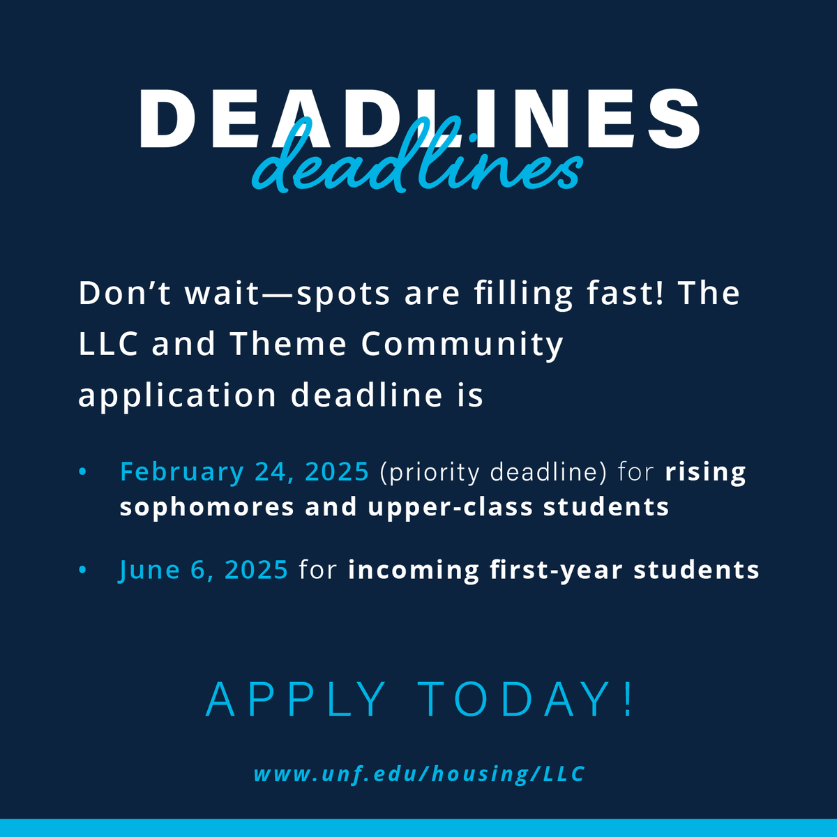 #ad Hey Ospreys! Swipe to #FindYourFlock! Our LLCs and TCs move-in early, have a specialized community retreat, annual gala, specialized community connections, and more! Submit your Housing contract today. priority deadline for rising sophomores and above is February 24.