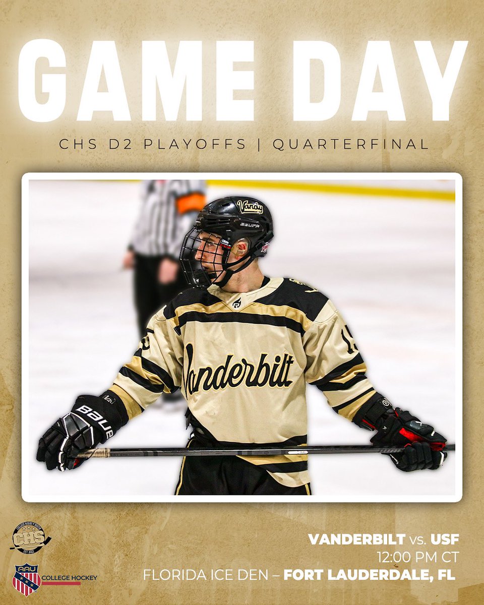 We ready 🔒 

🆚 USF
⏰ 12:00 PM CT
📍 Florida Ice Box

#AnchorDown