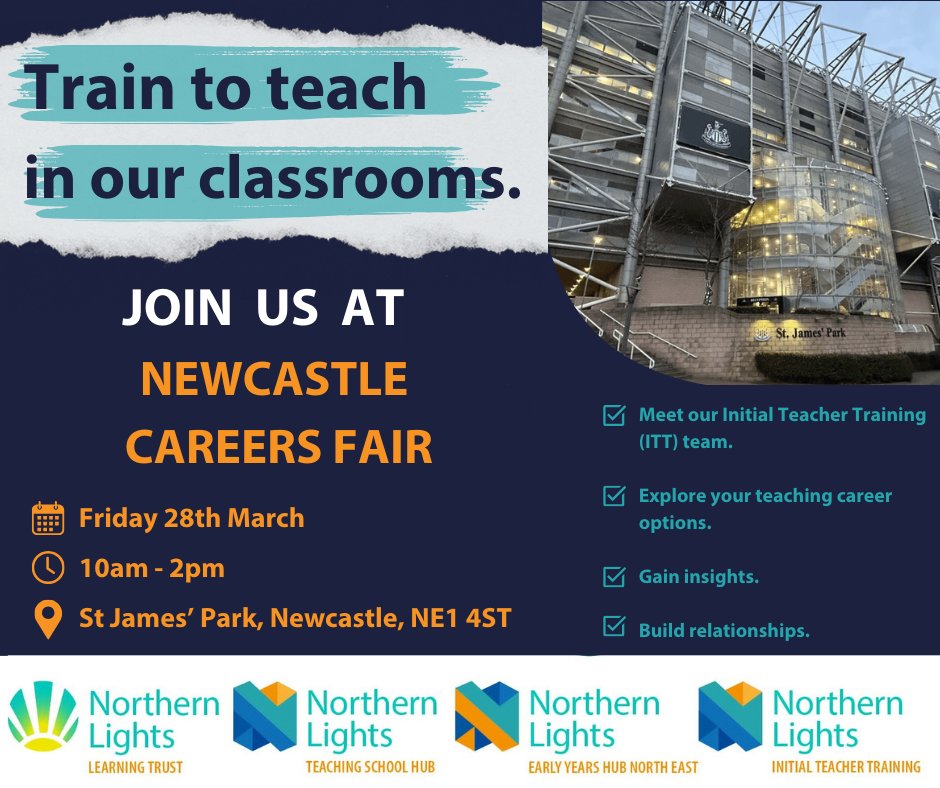 Northern Lights Teaching School Hub (@nltshub) on Twitter photo If you are interested in beginning your teaching career, come and visit us at one of these three upcoming events. We would love to chat to you about our Initial Teacher Training programme 📝🎓🙂. <a href="/Ambition_Inst/">Ambition Institute</a> If you are interested in beginning your teaching career, come and visit us at one of these three upcoming events. We would love to chat to you about our Initial Teacher Training programme 📝🎓🙂. <a href="/Ambition_Inst/">Ambition Institute</a>