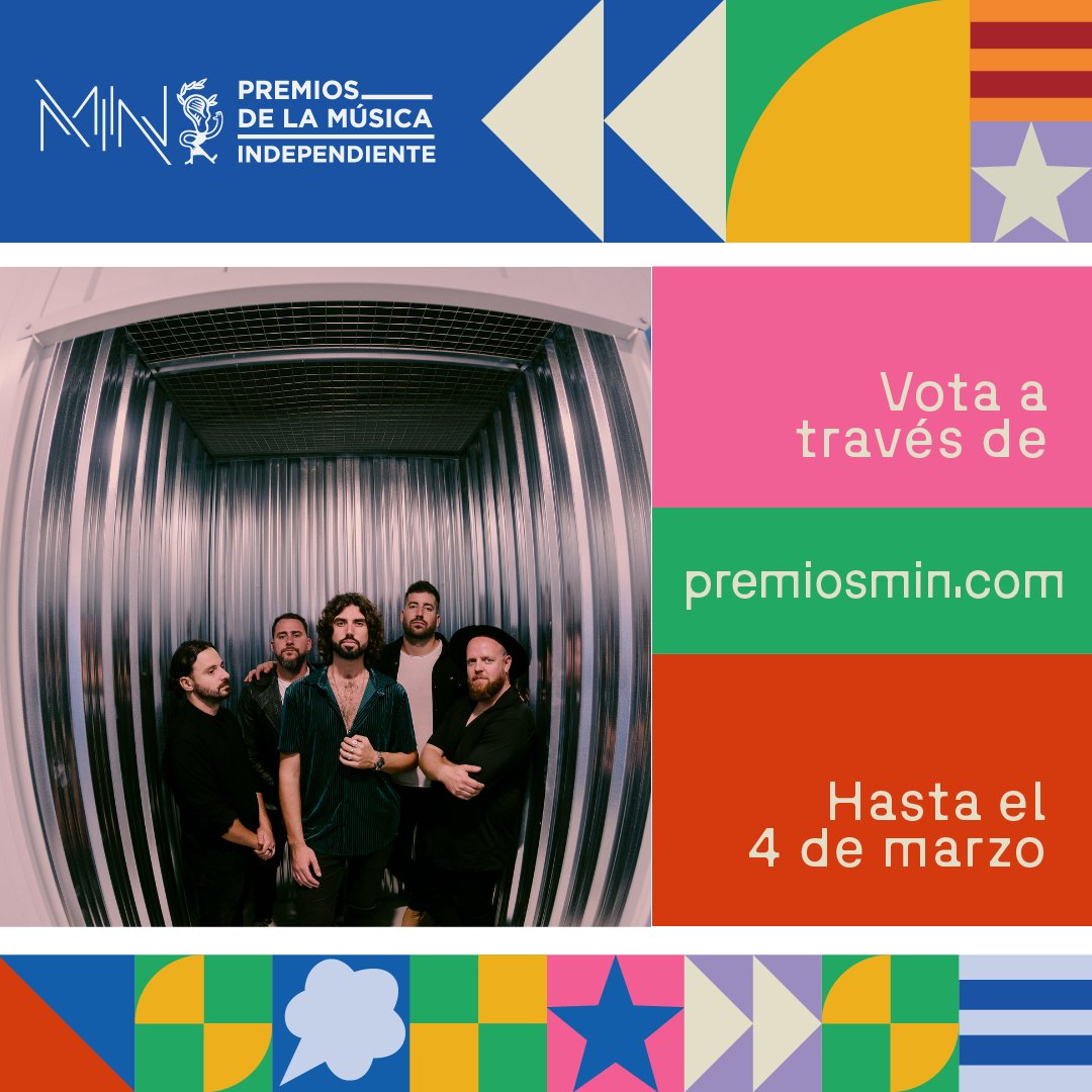 Morning Drivers (@morningdrivers) on Twitter photo ¡Te necesitamos! 🗳️ Estamos nominados a los <a href="/PremiosMIN/">Premios MIN</a> en las siguientes categorías:
🔹 Mejor Artista
🔹 Mejor Álbum de Rock
🔹 Mejor Producción Musical (Omar Gisbert)
Vota en premiosmin.com y apóyanos. ¡Solo te llevará 5 minutos!
Gracias por estar ahí 🌹 ¡Te necesitamos! 🗳️ Estamos nominados a los <a href="/PremiosMIN/">Premios MIN</a> en las siguientes categorías:
🔹 Mejor Artista
🔹 Mejor Álbum de Rock
🔹 Mejor Producción Musical (Omar Gisbert)
Vota en premiosmin.com y apóyanos. ¡Solo te llevará 5 minutos!
Gracias por estar ahí 🌹