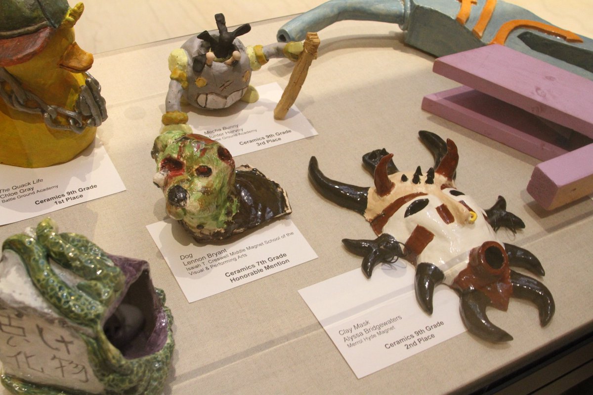 🎨 CLOSING SOON:  The 17th Annual Middle Tennessee Regional Student Art Exhibition closes March 1! Swing by the Parthenon and check out the incredible work from talented young artists before it’s gone. ✨