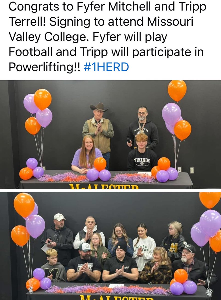 McAlester Athletics tweet media