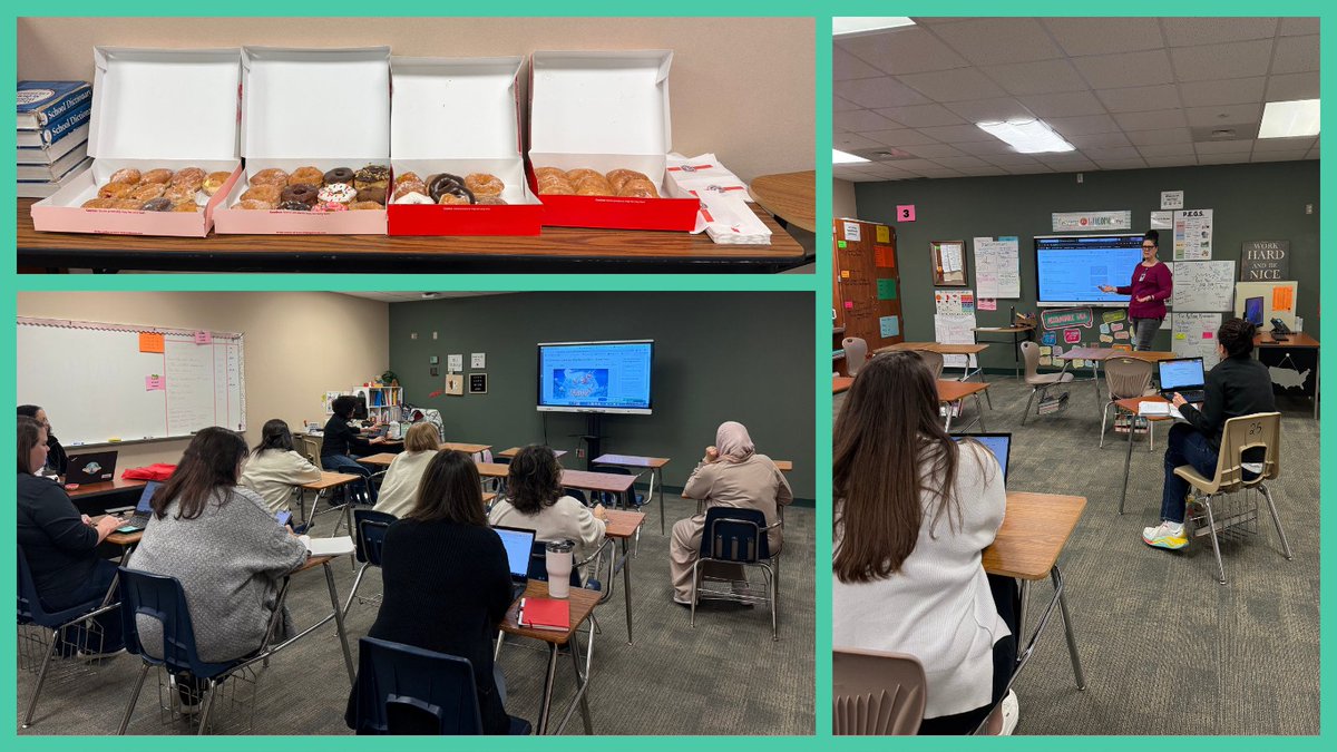 Jill Hobbs, M.Ed. (@jhobbs_edtech) on Twitter photo 🚀🍩 Big day at <a href="/BeckendorffJH/">Beckendorff JH</a>! We kicked off <a href="/DiffitApp/">Diffit</a> with donuts, and our teachers are thrilled to start using it to differentiate learning for their students! 🎉📚 #EdTech #Differentiation #TeacherTools <a href="/mlurkisd/">Maria Rakintzis</a> <a href="/AnelaWenger/">Anela Wenger Williams</a> <a href="/kisdsectech/">KISD Secondary Tech</a> <a href="/katyisd/">Katy ISD</a> 🚀🍩 Big day at <a href="/BeckendorffJH/">Beckendorff JH</a>! We kicked off <a href="/DiffitApp/">Diffit</a> with donuts, and our teachers are thrilled to start using it to differentiate learning for their students! 🎉📚 #EdTech #Differentiation #TeacherTools <a href="/mlurkisd/">Maria Rakintzis</a> <a href="/AnelaWenger/">Anela Wenger Williams</a> <a href="/kisdsectech/">KISD Secondary Tech</a> <a href="/katyisd/">Katy ISD</a>